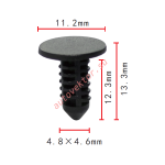 FORD N803170-S клипса  4.8x12.3x11.2mm