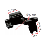 GM ,FORD 9815325, 16607593, D2VZ-6521952A клипса  6x8.6x23.4mm  d4.4mm
