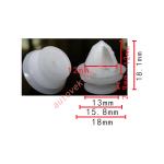 RENAULT / PEUGEOT / Citroen7703077468 Клипса  12x12x18mm