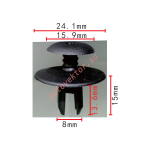 VAG, VW, AUDI 1H0867199 клипса  9.2x13.6x24.1mm