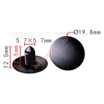 MAZDA  TD11-56-694 Клипса   5.7x11.5x19.8mm