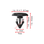 TOYOTA 90467-10146 клипса  9x14.716.9mm