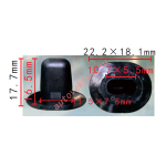 LAND ROVER LR000080 Клипса  11.5x16.5x22.2mm