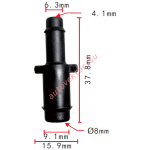 FORD E0VE-9K319AB коннектор  9.1x6.3mm