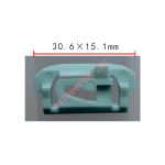 GM 1654047 клипса  30.6x15.1mm