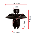 TOYOTA 53259-OE010 клипса  6.7x10.3x18.8mm