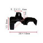UNIVERSAL клипса  38x18mm