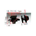 Honda 91513-T0A-A01, 91513-T0A-A21 Клипса  7.9x6.4x18.9mm