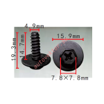 Mazda 9CF600516B Саморез с пресс шайбой 4,9x14,7x16 mm