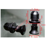 UNIVERSAL Клипса крепления багажной полки 7,8x8.6x9.5mm