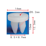 Toyota 90189-05005 клипса  8.9x10x14mm