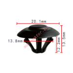Mercedes A0019880325 клипса  13.8x12.3x20.1mm