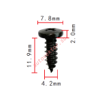 Toyota Саморез  4,2x12x7,8 mm
