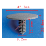 FORD N805315 клипса  8.2x20.6x32.7mm