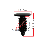 UNIVERSAL  клипса  7x19.5x18mm