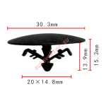 Honda 91501-S1K-003 клипса  20x13.9x30.3mm