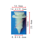 GM,CHRYSLER 20298365, 6013122 клипса  8.8x18x14.5mm