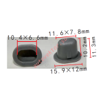 Nissan 76848-JG00A Клипса  11.6x10.2x15.9mm10.4x6.6mm