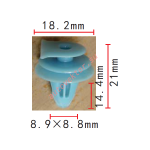 Honda  90602-S5A-003 клипса 9.7x14.4x18mm