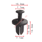 Honda 91550-SH3-003 клипса  7.1x13.3x15.2mm