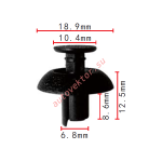 Toyota 90467-07211 клипса  6.8x8.6x18.9mm