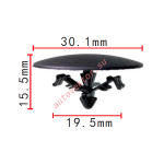 Honda 91501-STK-003 (TF63) Клипса  19.5x15.5x30.1mm