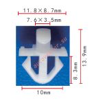 GM10287547 клипса  10x8.3x11.8mm