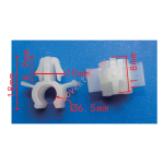 Клипса  11.8x8.9mm  d6.5mm