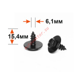 Саморез с пресс-шайбой Toyota 9015960496 6.1x15.4x20 mm