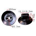 RENAULT 7703081056 Клипса  15.3x11.1x30mm  d3.3mm