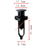 Toyota 52161-20010 клипса  8.7x31.4x17.7mm