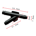CHRYSLER 4179982 Коннектор  54.4mm   d6mm